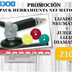 OFERTA PACK LIJADORA NEUMÁTICA