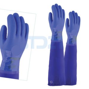 GUANTES CON MANGUITOS PVC