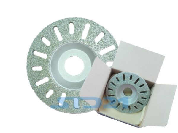 PLATO DIAMANTE ELECTRODEPOSITADO MARMOL - Imagen 3