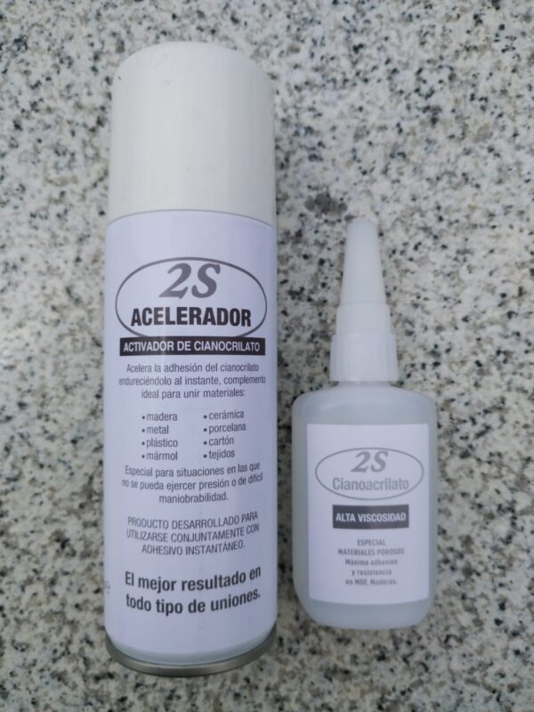 Pack adhesivo cianocrilato + activador