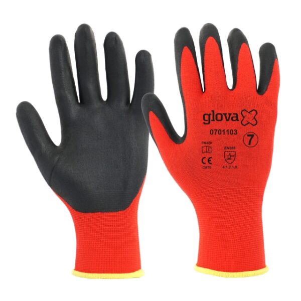 Guante nylon con nitrilo en palma