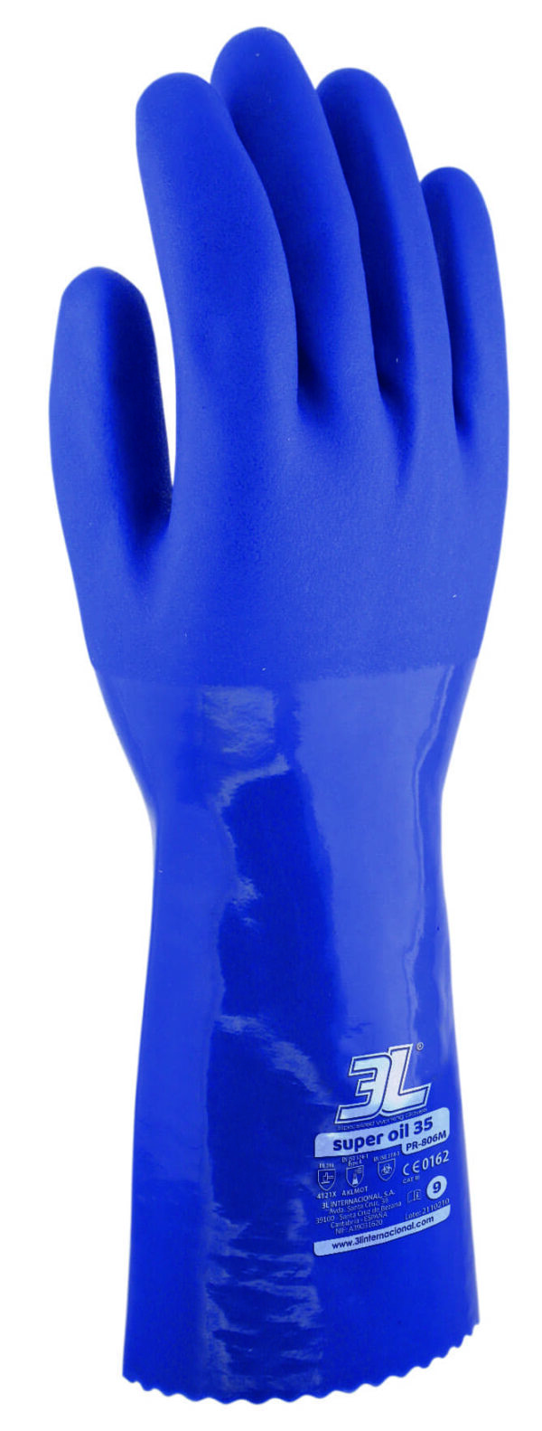 Guante pvc azul - Imagen 2