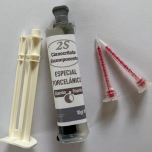 Cianocrilato bicomponente para porcelánico